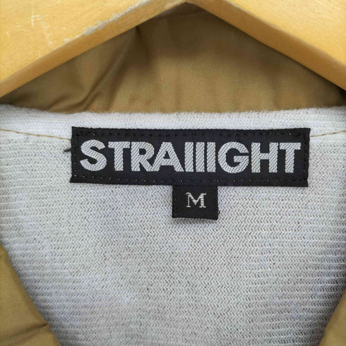 ストレイト STRAIIIGHT ロゴ刺繍コーチジャケット メンズ JPN:M