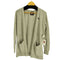 アバクロンビーアンドフィッチ Abercrombie & Fitch カシミヤ100 ボタンレス ニットカーディガン レディース import:S