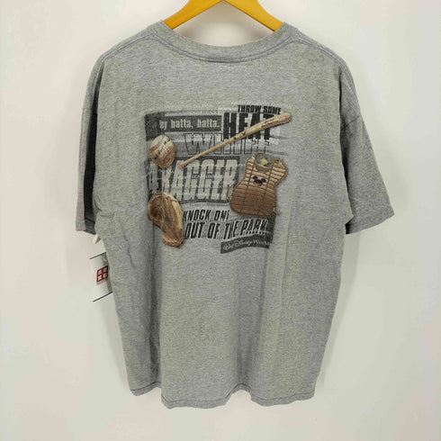 テーマパーク ベースボールプリント S/S クルーネック Tシャツ メンズ