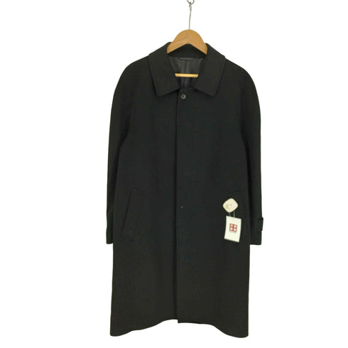 MANID'ORO 日本製 カシミヤ100% ラグランスリーブ 比翼 ステンカラー コート メンズ