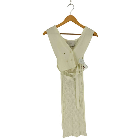 タン TAN LACY VEST レディース