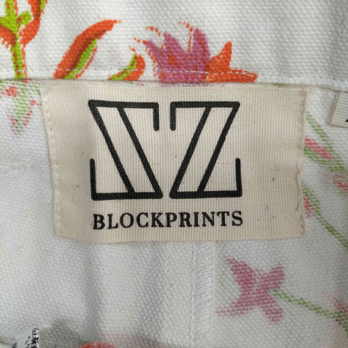 SZ Blockprints DISCO PANT LILY フラワープリント ディスコパンツ レディース JPN:XS