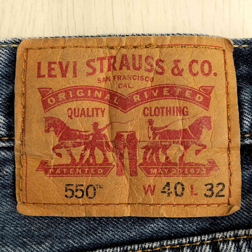 リーバイス Levis RELAXED FIT 550 リラックスフィット テーパード デニム メンズ W40 L32