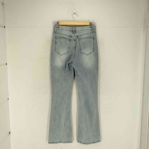 FOLLOWIN レースデザインフレアデニムパンツ Y2K レディース M