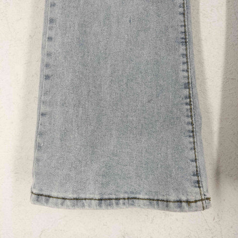 FOLLOWIN レースデザインフレアデニムパンツ Y2K レディース M