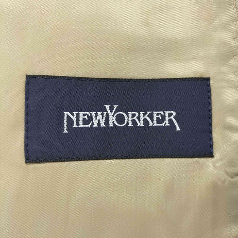 ニューヨーカー NEWYORKER フェイクスウェード2Bテーラードジャケット メンズ FL