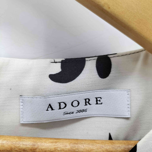 アドーア ADORE フラワープリント ワンピース レディース 38