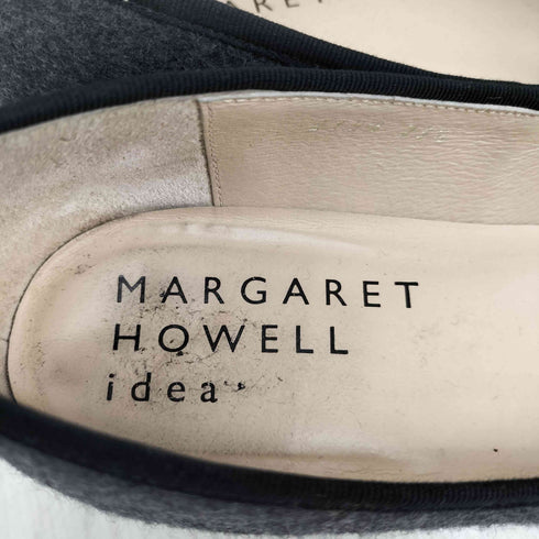 マーガレットハウエルアイデア Margaret Howell idea フェルト チャンキーヒール パンプス レディース 23 1/2