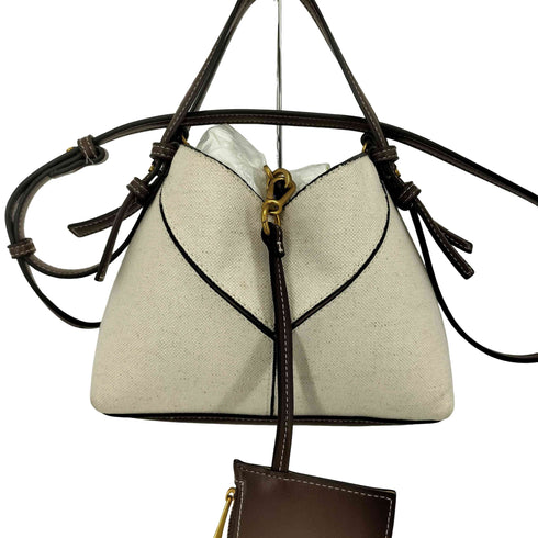 ザラ ZARA CONTRAST CANVAS MINI TOTE BAG コントラストキャンバスミニショッパー レディース