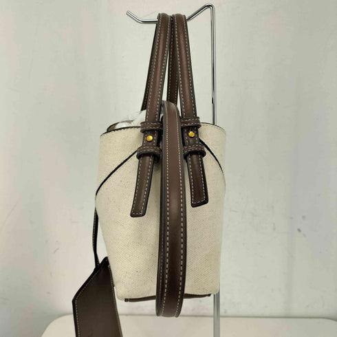 ザラ ZARA CONTRAST CANVAS MINI TOTE BAG コントラストキャンバスミニショッパー レディース