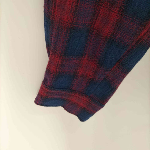サブサエティ Subciety FRINGE CHECK SHIRT メンズ JPN:L