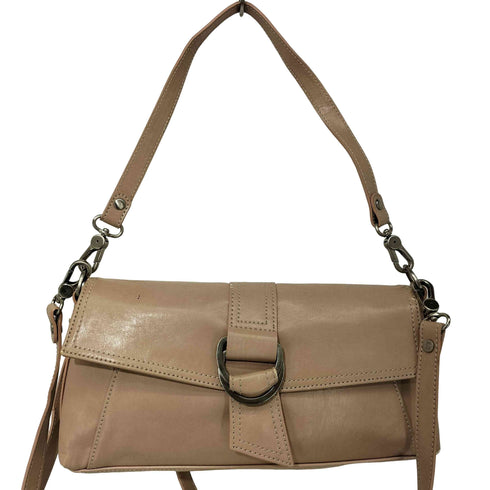 ミッシェルクラン MICHEL KLEIN 2WAY フェイクレザー ハンドバッグ レディース