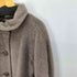 マックスマーラ MAX MARA 白タグ ウールアルパカ シャギーロングコート レディース J 40
