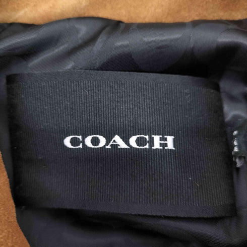 コーチ COACH SUEDE LEATHER JACKET スエード レザー トラッカー ジャケット メンズ import:XS