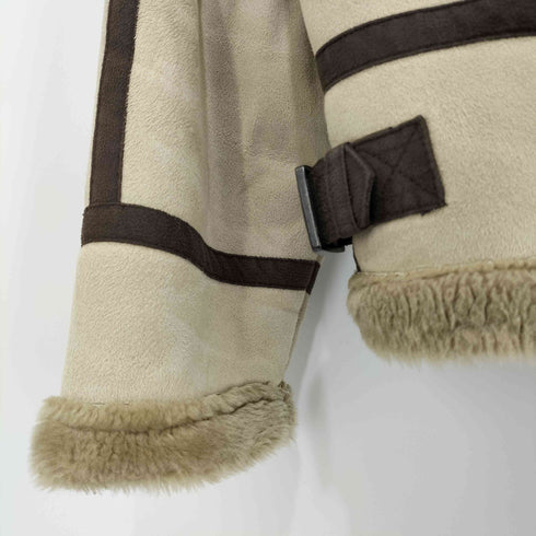 B-3 フェイクムートン フライトジャケット メンズ