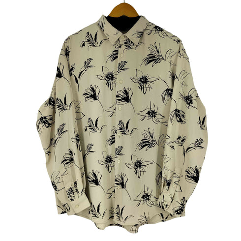 ニコアンド niko and... 花柄 L/S シャツ メンズ JPN:L