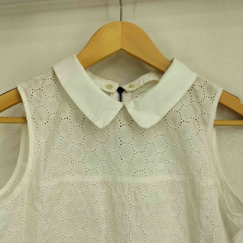 バーバリーブルーレーベル BURBERRY BLUE LABEL 2way レース ノーリーズ ブラウス レディース EUR:38