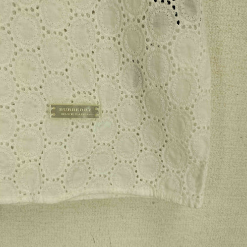 バーバリーブルーレーベル BURBERRY BLUE LABEL 2way レース ノーリーズ ブラウス レディース EUR:38