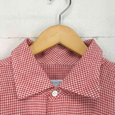 MAURO BONAMICO'S SPORT MADE IN ITALY 1ポケットチェックシャツ メンズ 16 1/2