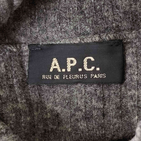 アーペーセー A.P.C. フランス製ハイネックウールニット レディース