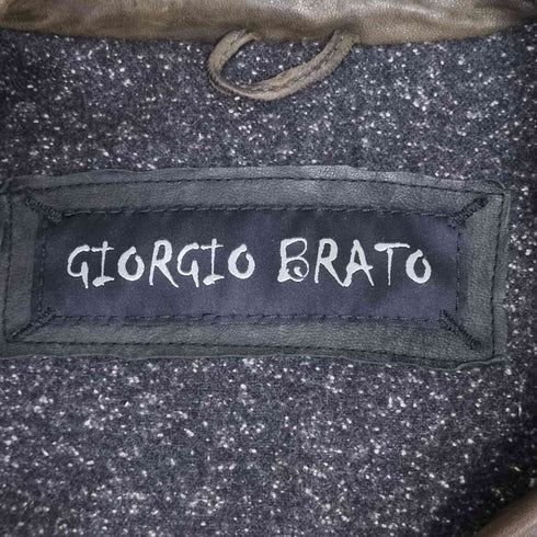 ジョルジオブラット Giorgio Brato レザー テーラードジャケット メンズ JPN:44