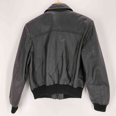 ジップアップレザージャケット レディース JPN:38