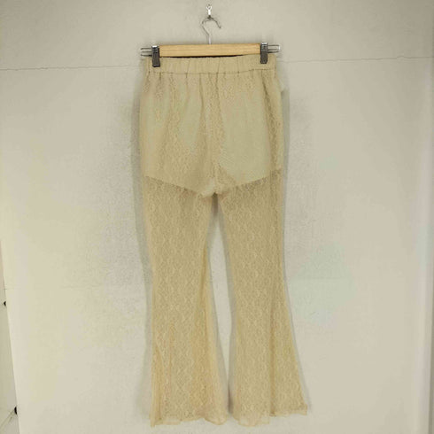 last virgin シースルーレースフレアパンツ Y2K レディース