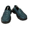 AKIKOAOKI THREE TREASURES Regulated Gravity crocodile textured pattern Blue レディース 25cm