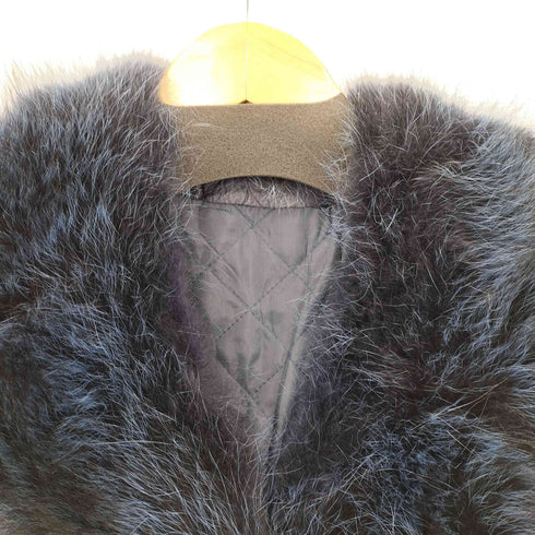 YORN boutique ファー レザーハーフコート レディース