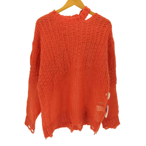 プランクプロジェクト PRANK PROJECT 23AW Mohair Mesh Pullover モヘアメッシュプルオーバーニット レディース FREE