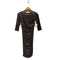 フォーティーナインアヴェニュージュンコシマダ 49AV.Junko Shimada ベロアギャザーワンピース レディース