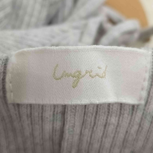 アングリッド Ungrid 23AW バックレースアップニットワンピース レディース FREE