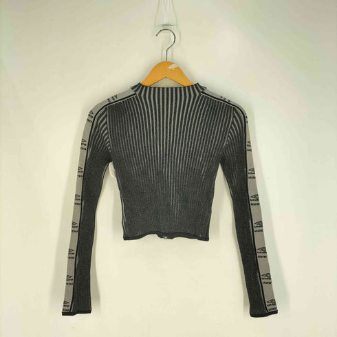 ムルーア MURUA 24AW ロゴラインスリーブニット レディース FREE