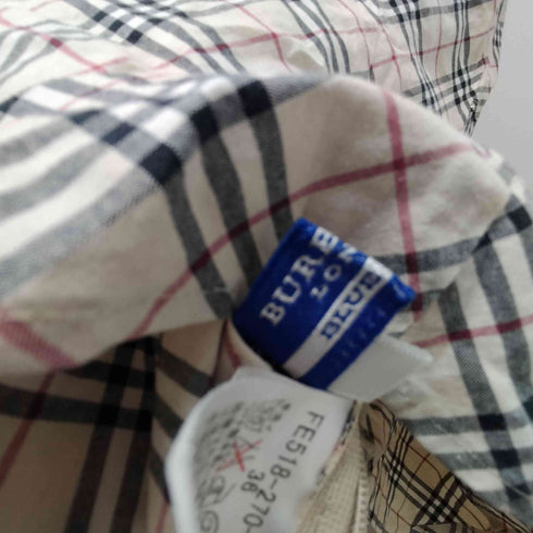 バーバリーブルーレーベル BURBERRY BLUE LABEL ノバチェック リボン キャミ トップス レディース 36