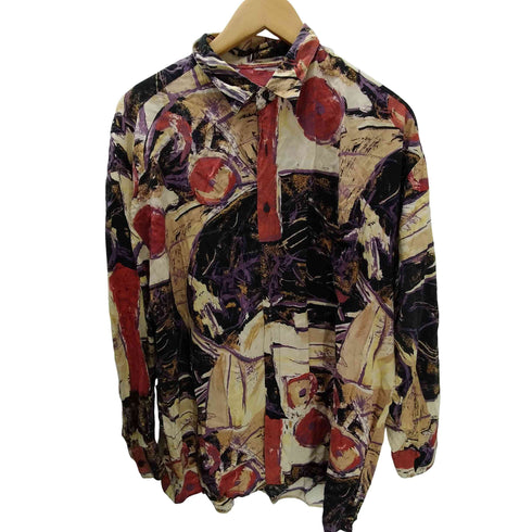 RINGO SPORT 総柄 レーヨン L/S シャツ メンズ import:XL