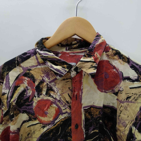 RINGO SPORT 総柄 レーヨン L/S シャツ メンズ import:XL