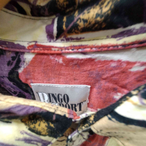 RINGO SPORT 総柄 レーヨン L/S シャツ メンズ import:XL
