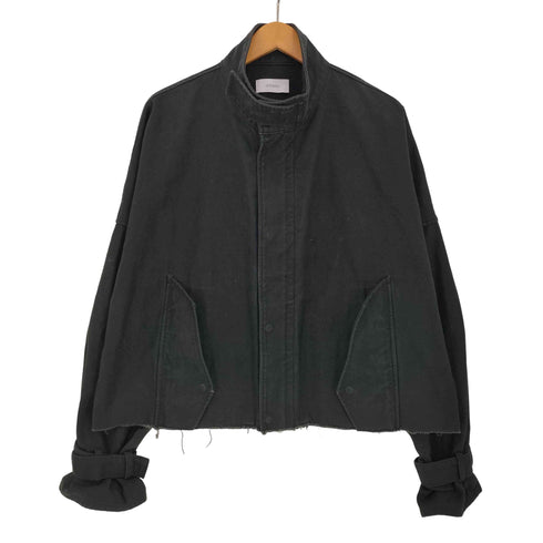 アストラット ASTRAET スタンドカラー 比翼ジップ ミリタリーブルゾン レディース