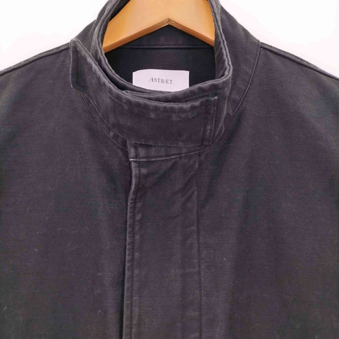 アストラット ASTRAET スタンドカラー 比翼ジップ ミリタリーブルゾン レディース