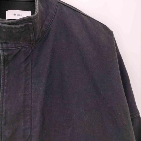 アストラット ASTRAET スタンドカラー 比翼ジップ ミリタリーブルゾン レディース