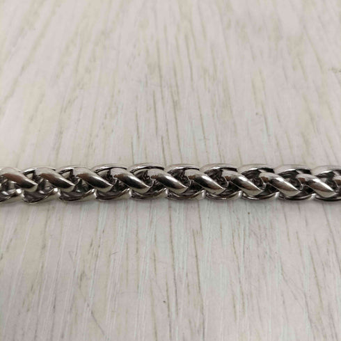 豹 双頭 シルバー ブレスレット メンズ