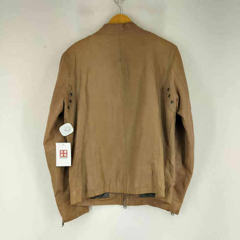 バナナリパブリック BANANA REPUBLIC ラムレザー シングル ライダースジャケット メンズ JPN:M
