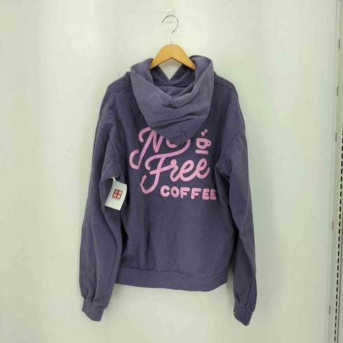 NO FREE COFFEE プリントプルオーバーパーカー メンズ S