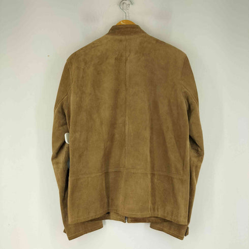 バナナリパブリック BANANA REPUBLIC スエードレザー シングルライダースジャケット メンズ JPN:L