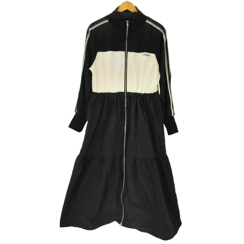 アンティカ antiqua ライン切替 ワンピース レディース L-XXL