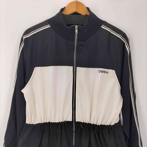 アンティカ antiqua ライン切替 ワンピース レディース L-XXL