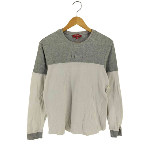 ゲス GUESS ロゴ エンボス トップス メンズ import:M