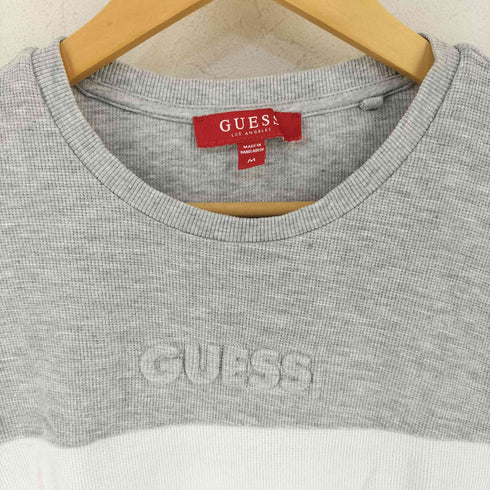 ゲス GUESS ロゴ エンボス トップス メンズ import:M