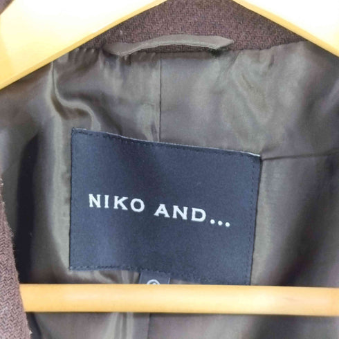 ニコアンド niko and... ウール セットアップ 2B ジャケット メンズ 3