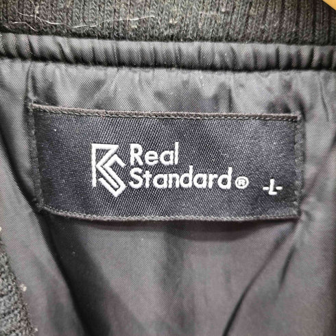 REAL STANDARD MA-1 ミリタリー ボンバー ジャケット メンズ JPN:L